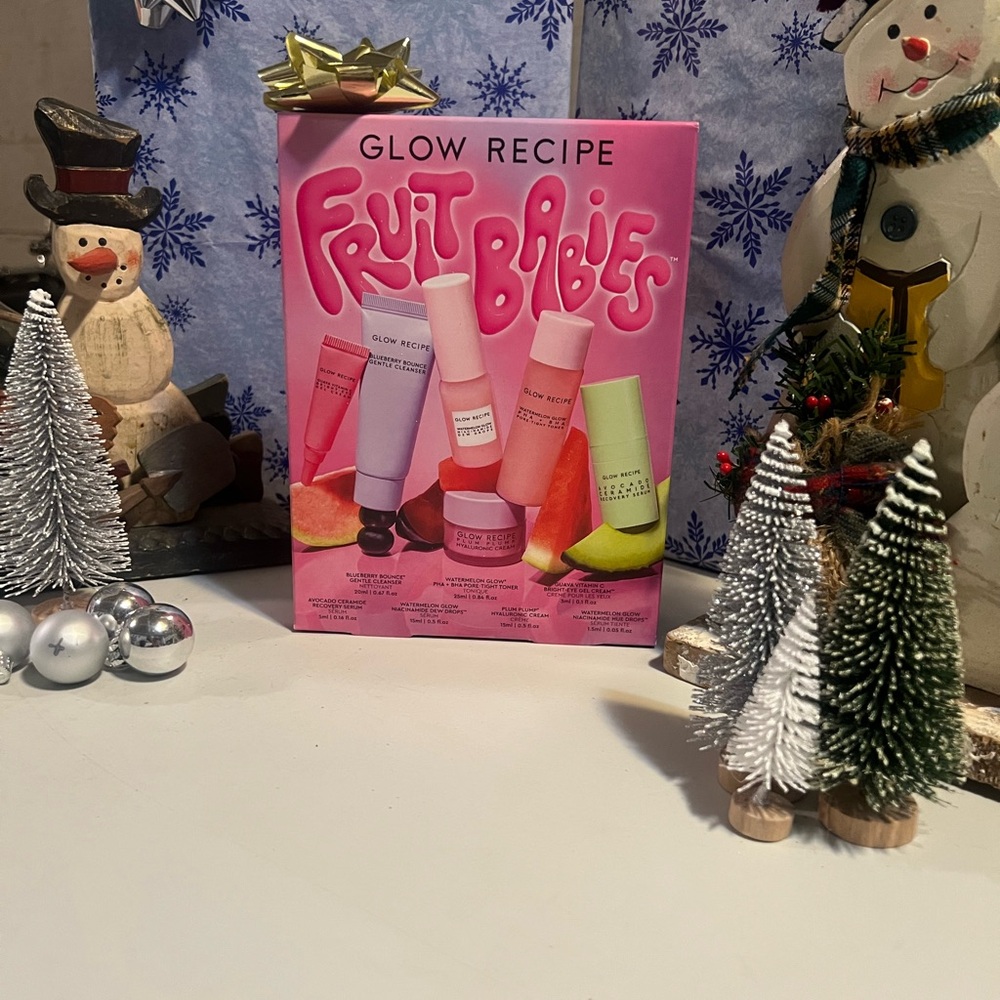 Glow Recipe Fruit Babies Skincare Set - Pink and Multicolor